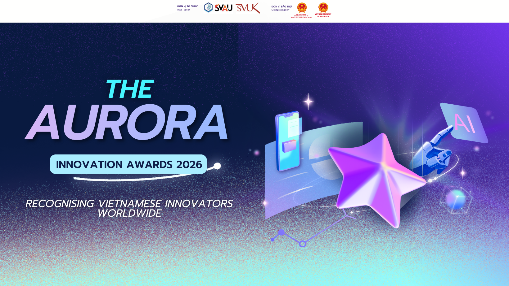 The AURORA Innovation Awards 2026 — Recognising Vietnamese Innovators Worldwide