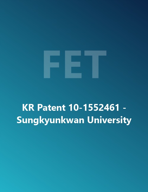 Illustration for Field-Effect-Transistor-Type Sensor Capable of Measuring Pressure and Magnetic Field — KR Patent No. 10-1552461